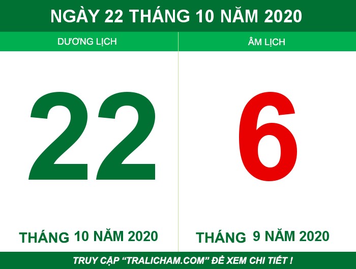 Ngày 22 tháng 10 năm 2020