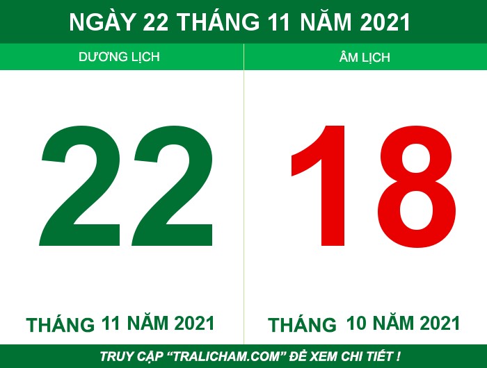 Ngày 22 tháng 11 năm 2021