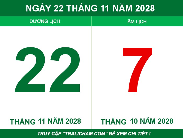 Ngày 22 tháng 11 năm 2028