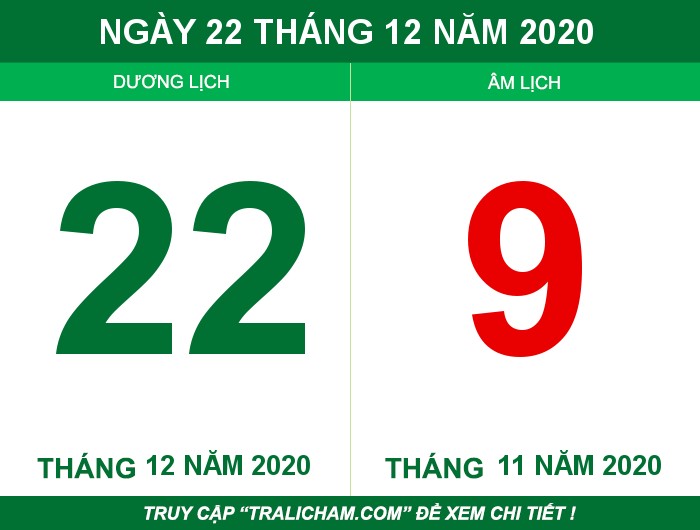 Ngày 22 tháng 12 năm 2020