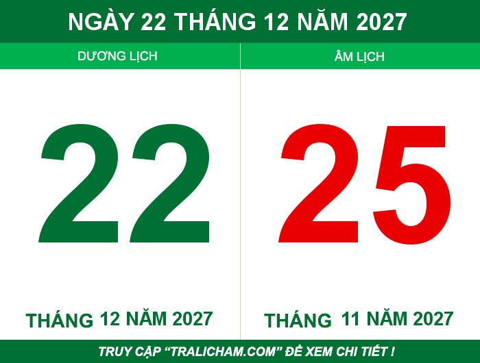 Ngày 22 tháng 12 năm 2027