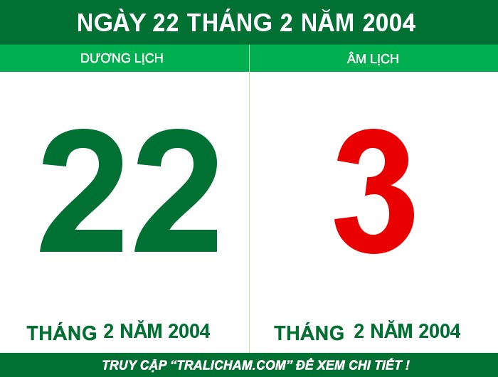 Ngày 22 tháng 2 năm 2004