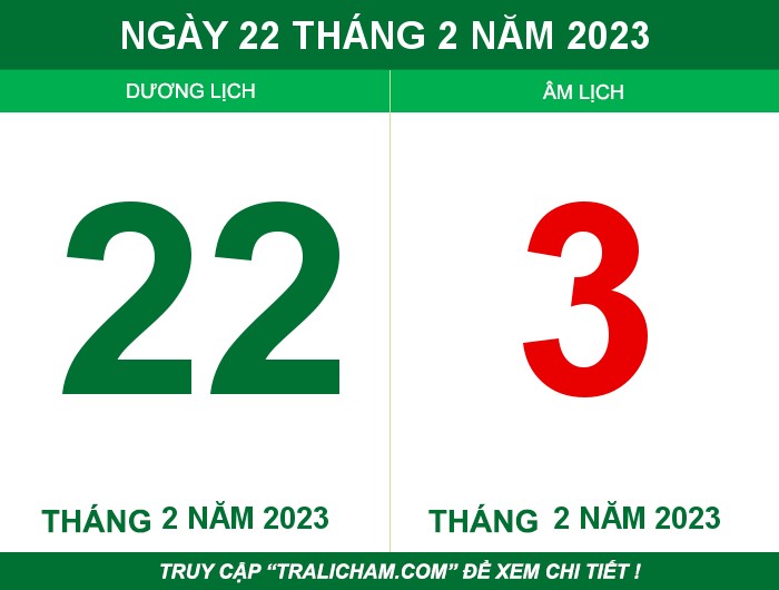 Ngày 22 tháng 2 năm 2023