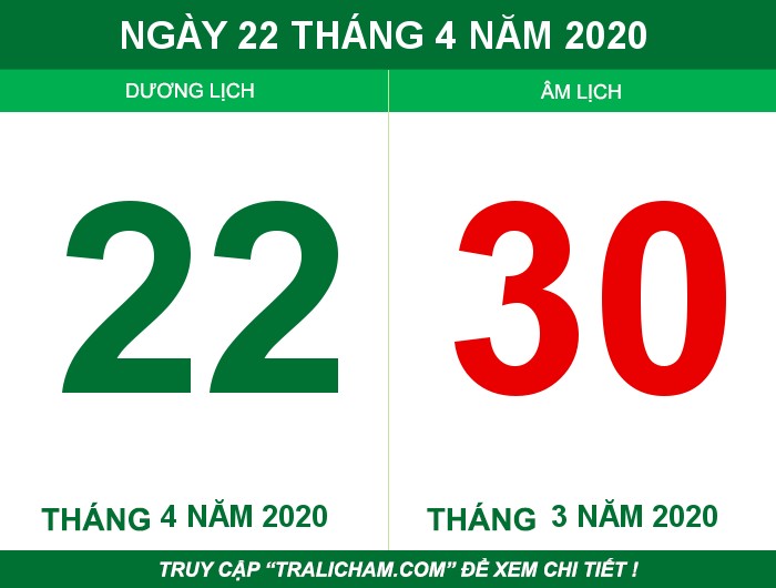 Ngày 22 tháng 4 năm 2020