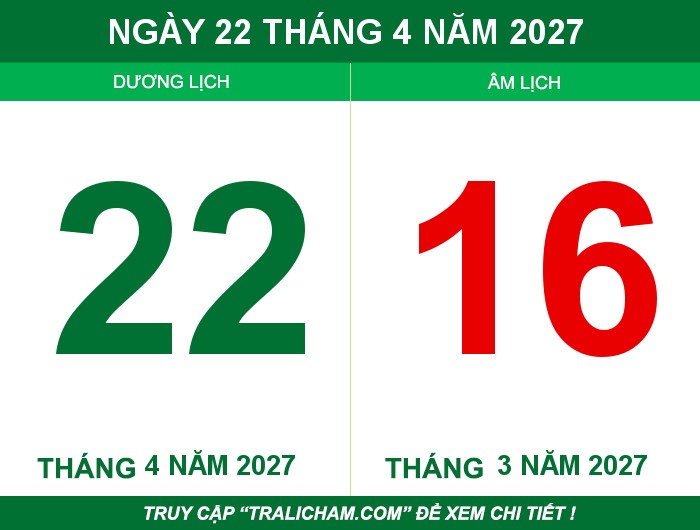 Ngày 22 tháng 4 năm 2027