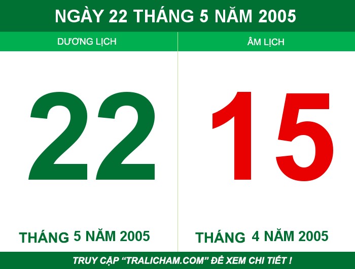 Ngày 22 tháng 5 năm 2005