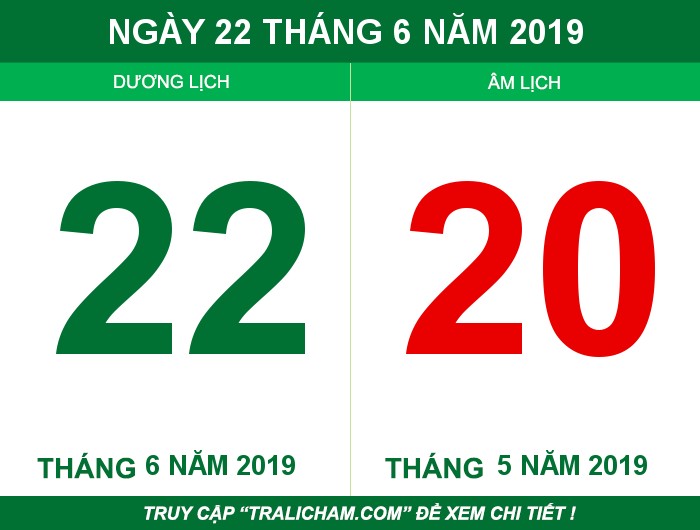 Ngày 22 tháng 6 năm 2019