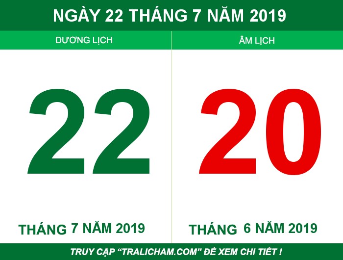 Ngày 22 tháng 7 năm 2019