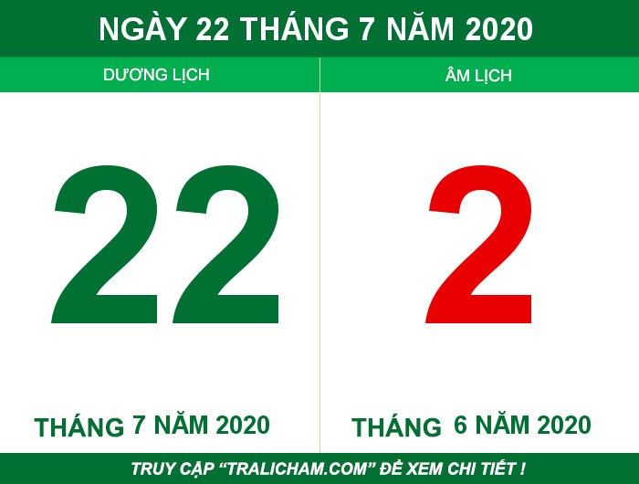 Ngày 22 tháng 7 năm 2020