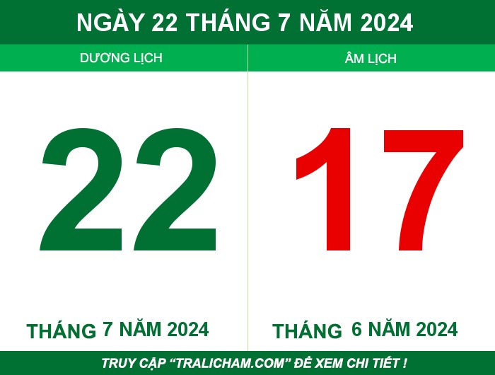 Ngày 22 tháng 7 năm 2024