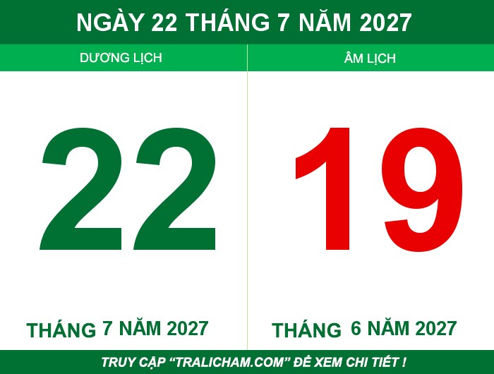 Ngày 22 tháng 7 năm 2027