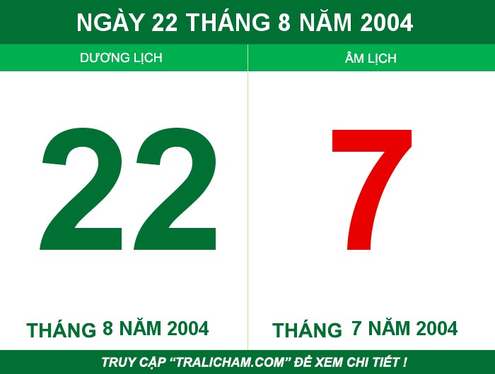 Ngày 22 tháng 8 năm 2004