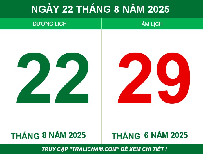 Ngày 22 tháng 8 năm 2025