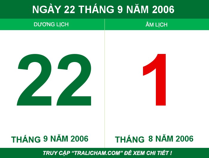 Ngày 22 tháng 9 năm 2006