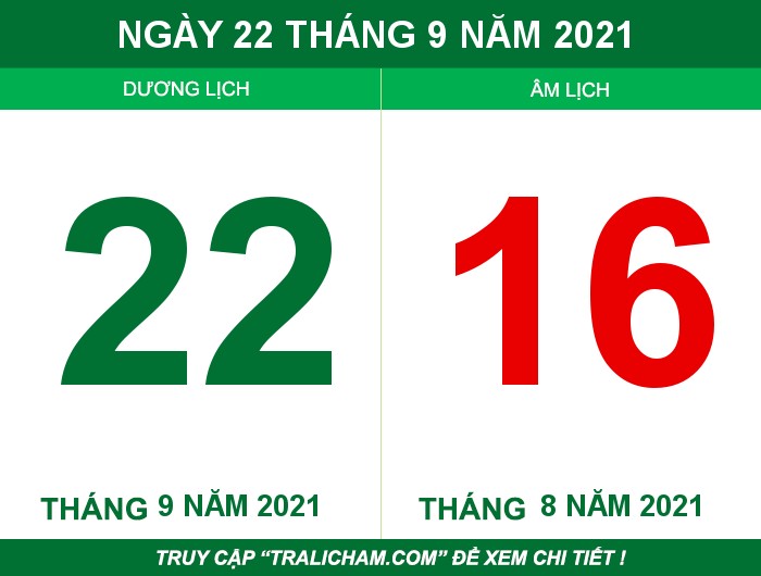 Ngày 22 tháng 9 năm 2021