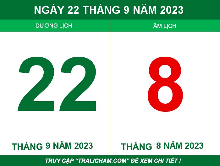 Ngày 22 tháng 9 năm 2023