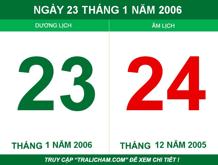 Ngày 23 tháng 1 năm 2006