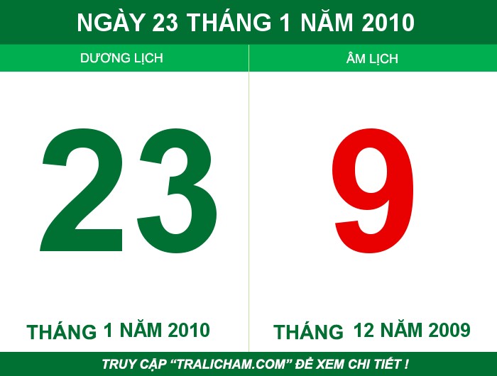 Ngày 23 tháng 1 năm 2010