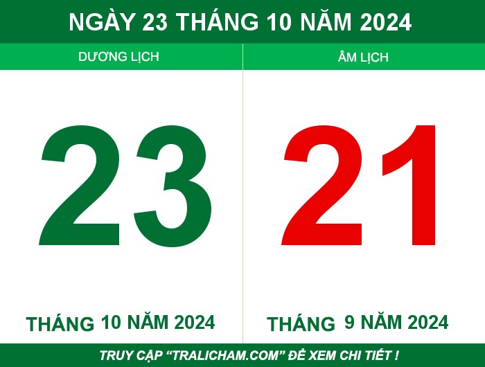 Ngày 23 tháng 10 năm 2024