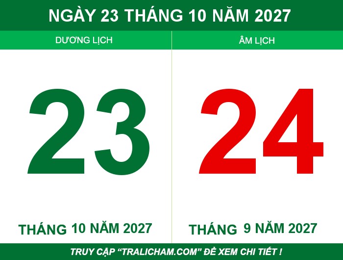 Ngày 23 tháng 10 năm 2027