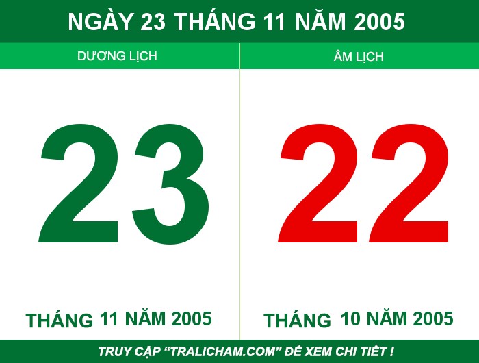 Ngày 23 tháng 11 năm 2005