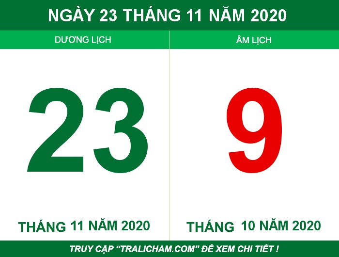 Ngày 23 tháng 11 năm 2020