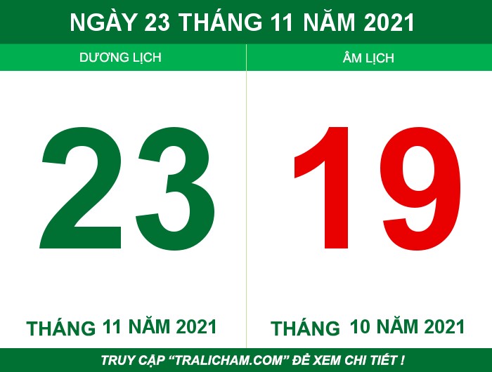 Ngày 23 tháng 11 năm 2021