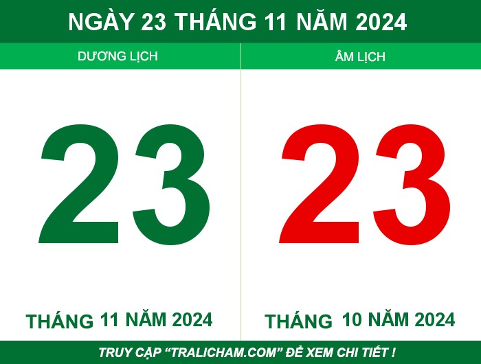 Ngày 23 tháng 11 năm 2024