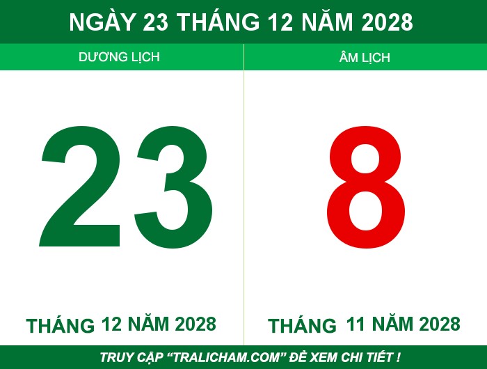 Ngày 23 tháng 12 năm 2028