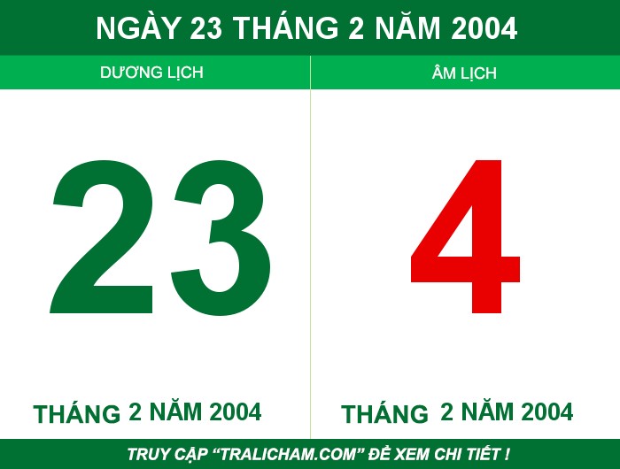 Ngày 23 tháng 2 năm 2004