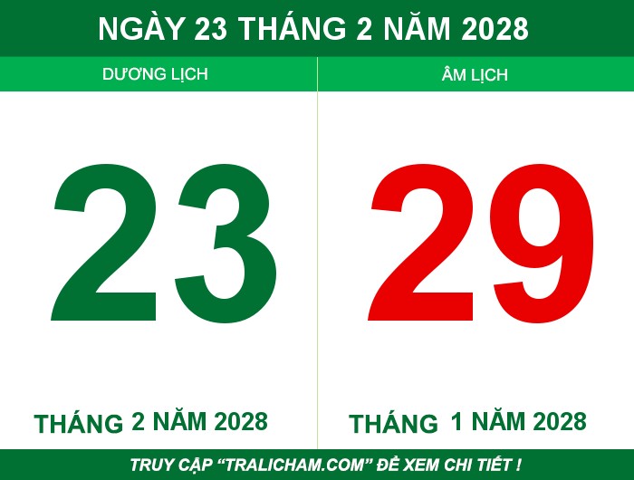 Ngày 23 tháng 2 năm 2028