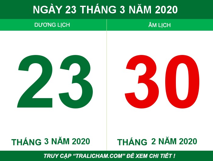 Ngày 23 tháng 3 năm 2020