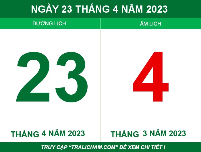 Ngày 23 tháng 4 năm 2023