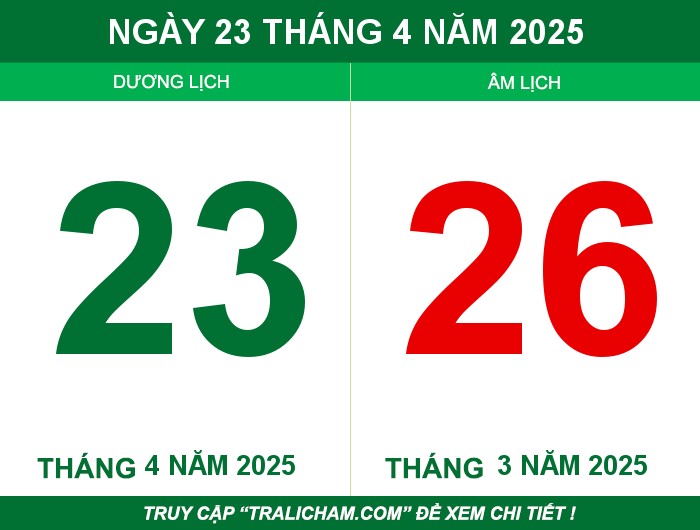 Ngày 23 tháng 4 năm 2025