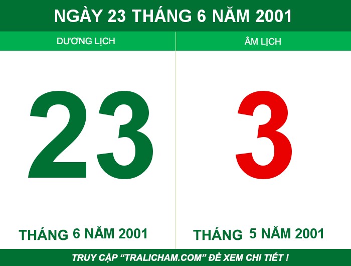 Ngày 23 tháng 6 năm 2001