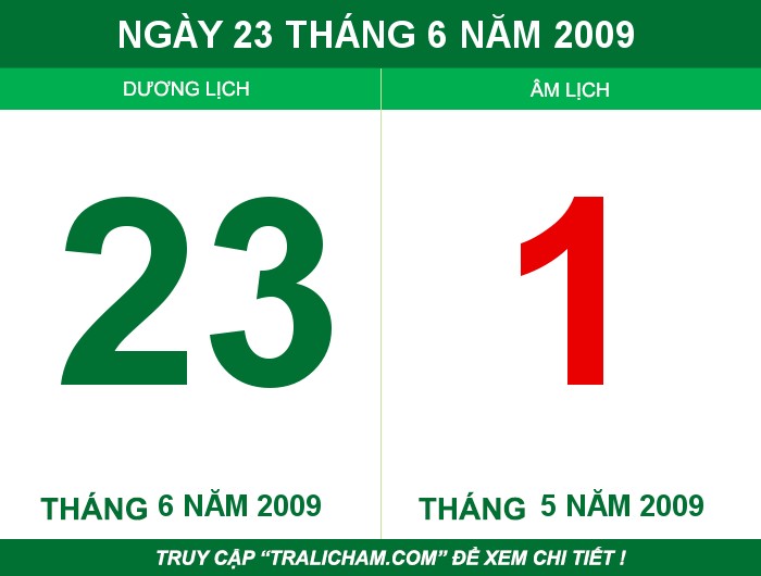Ngày 23 tháng 6 năm 2009
