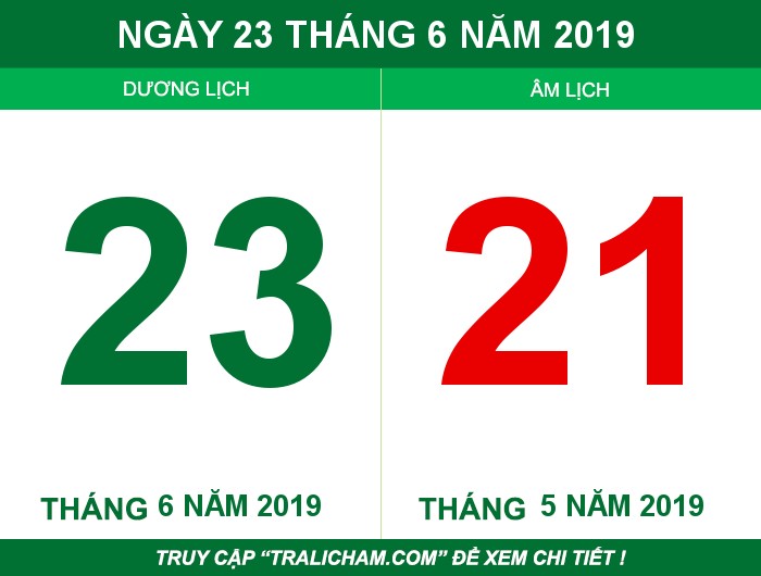Ngày 23 tháng 6 năm 2019