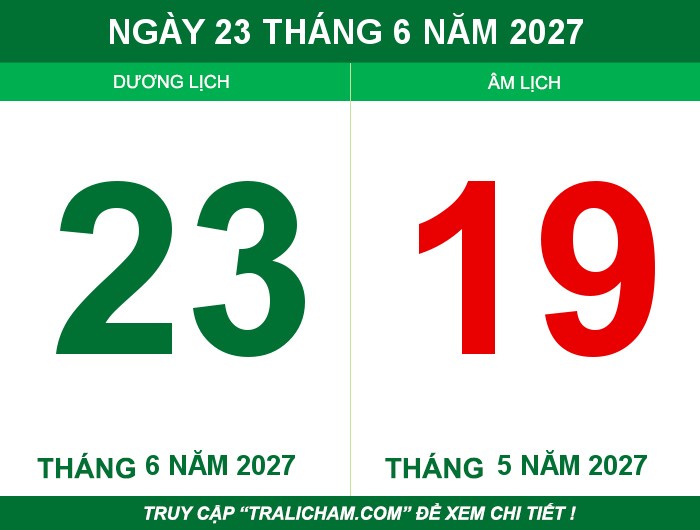 Ngày 23 tháng 6 năm 2027