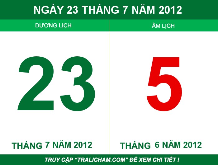 Ngày 23 tháng 7 năm 2012