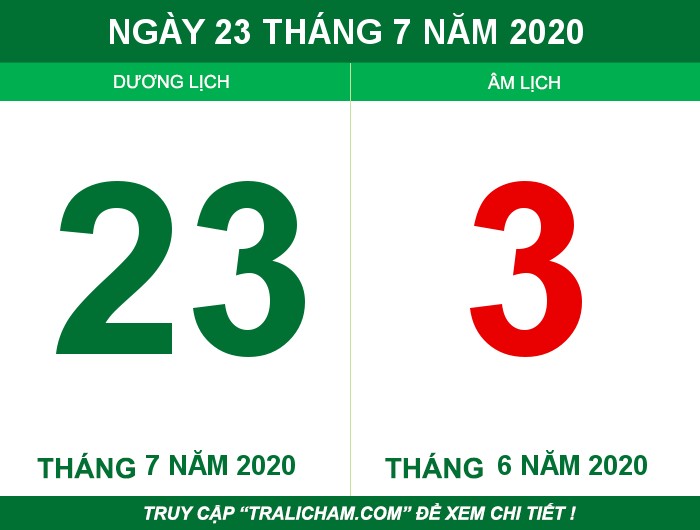 Ngày 23 tháng 7 năm 2020