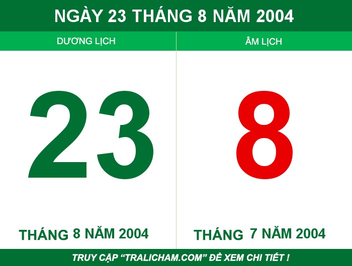 Ngày 23 tháng 8 năm 2004