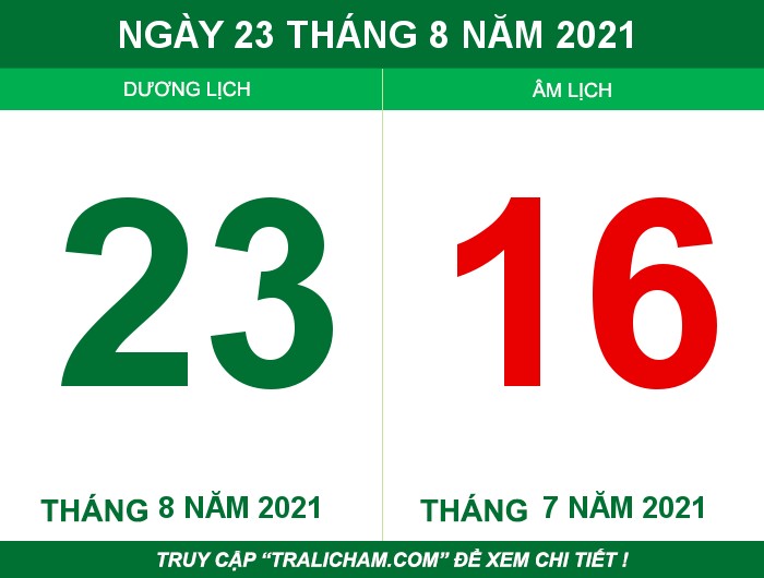 Ngày 23 tháng 8 năm 2021