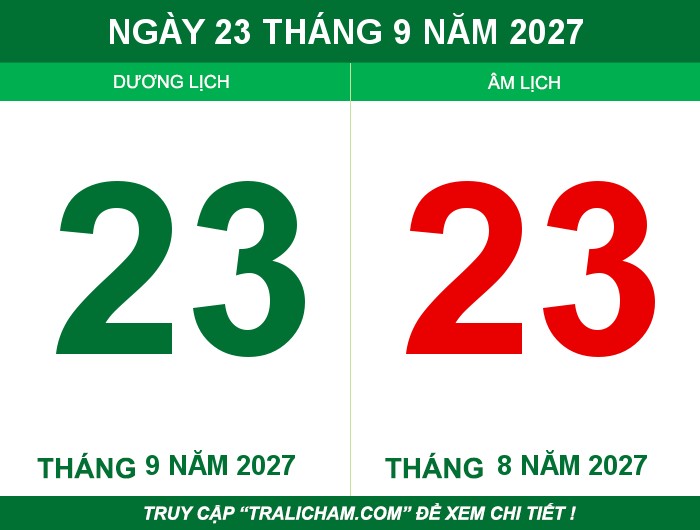 Ngày 23 tháng 9 năm 2027