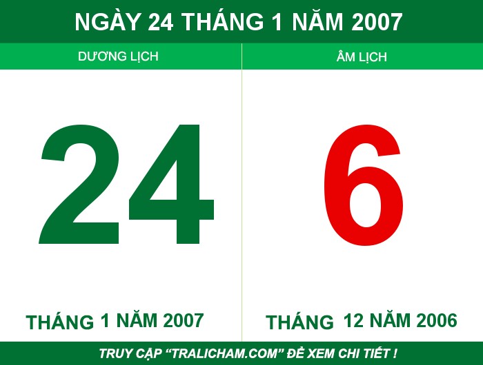 Ngày 24 tháng 1 năm 2007