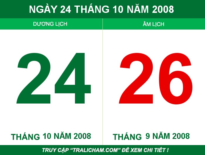Ngày 24 tháng 10 năm 2008