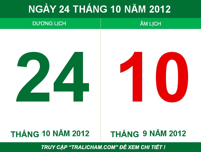 Ngày 24 tháng 10 năm 2012