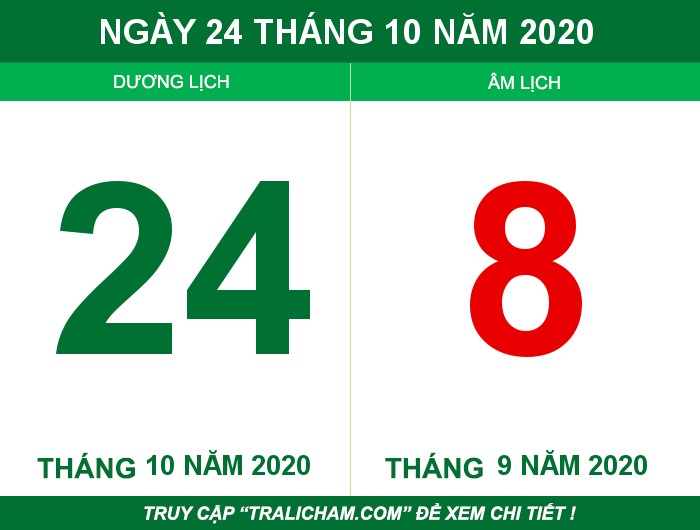 Ngày 24 tháng 10 năm 2020
