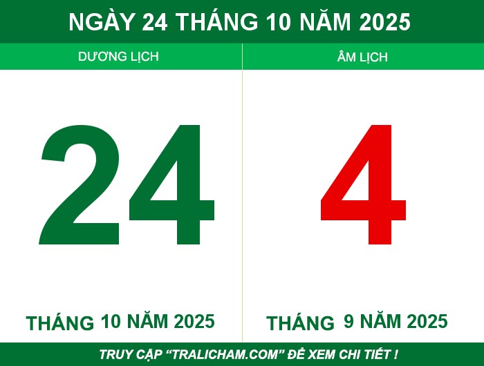 Ngày 24 tháng 10 năm 2025