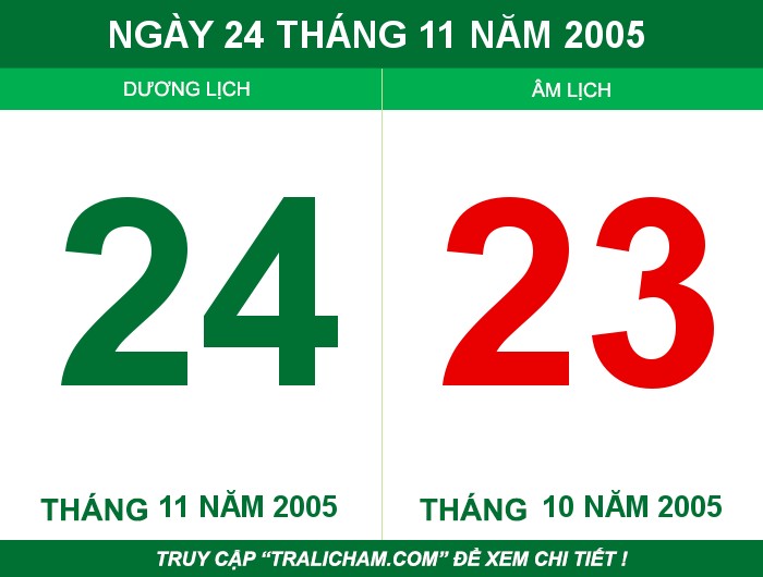 Ngày 24 tháng 11 năm 2005