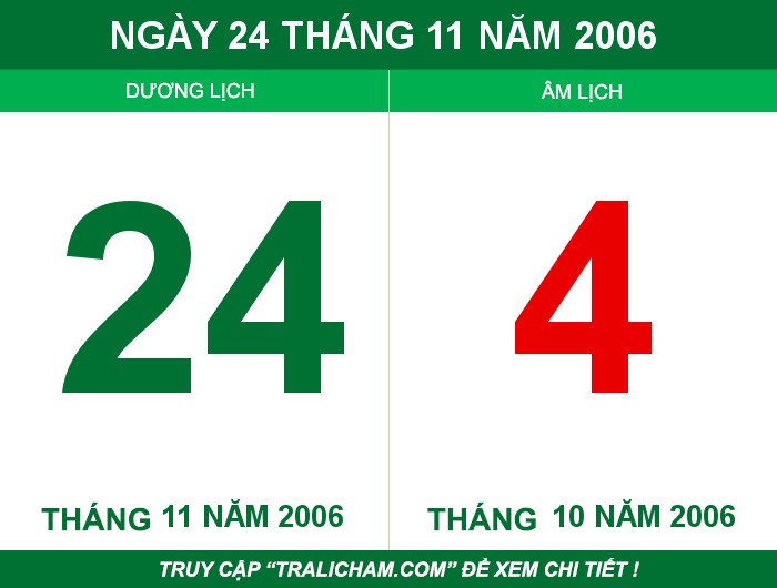 Ngày 24 tháng 11 năm 2006